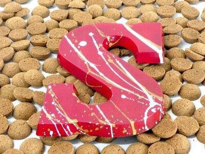 Chovali Gevulde chocoladeletter 200 gr/ bestel vóór 1 november met 10% korting