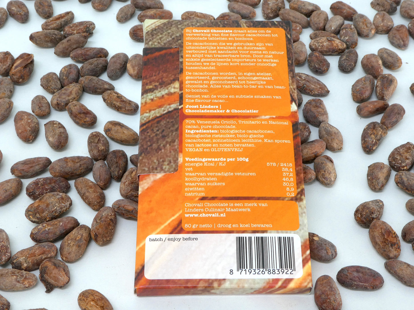 Dominicaanse Republiek "Öko Caribe" 70% pure chocolade