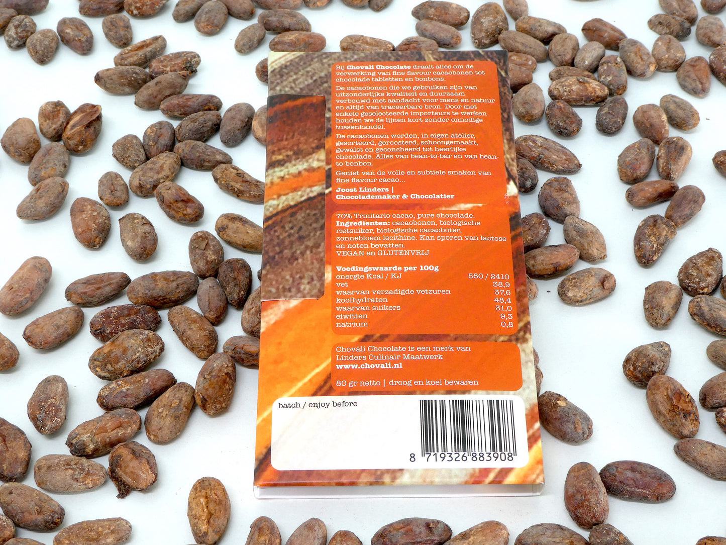 Costa Rica "Nahua" 70% pure chocolade